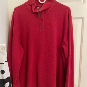 vintage polo ralph lauren half zip sweater